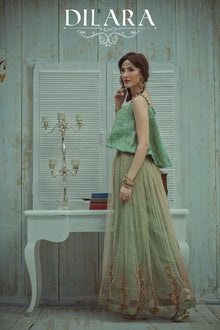 Ocean Green Lehenga